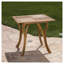 Outdoor Acacia Wood Square Dining Table - 31.50"L X 31.50"W X 30.00"H - Natural Brown