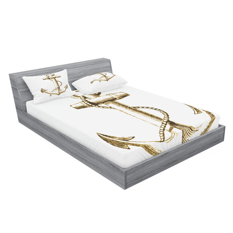 Microfiber Sheet Set, Queen Sheet Set with Fitted Sheet