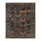 Tribal One-of-a-Kind Rectangle 8' x 9'10" Hand Knotted Area Rug