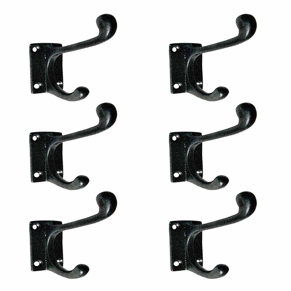 Set of Cast Iron Numbered Coat hooks