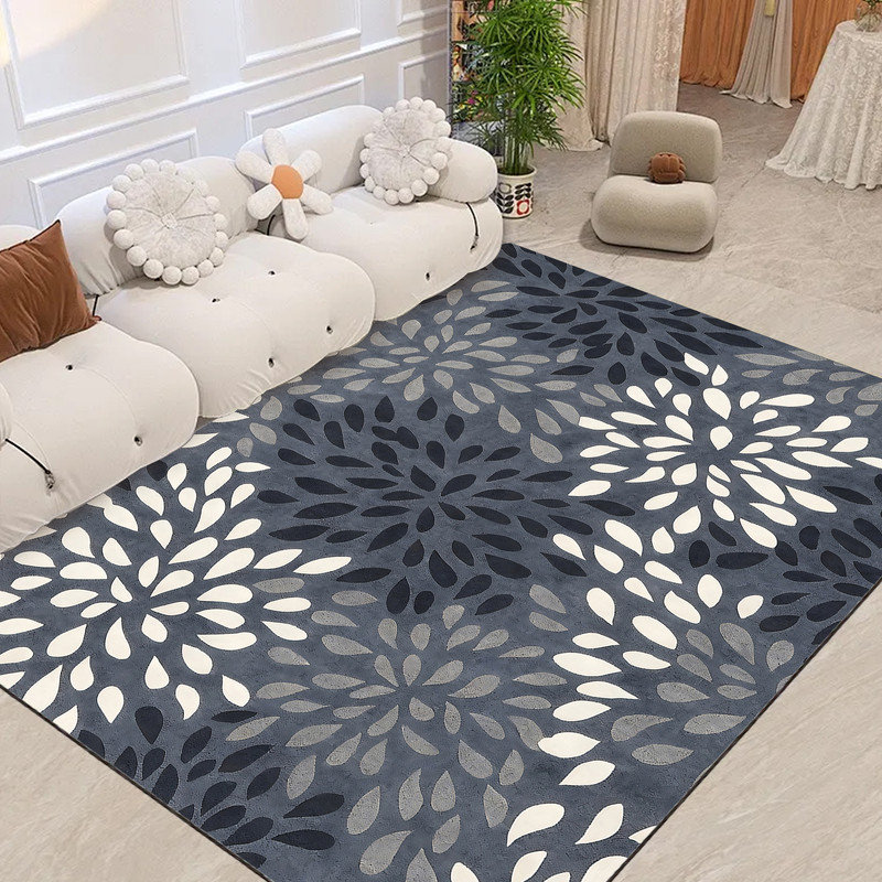 Tapis moderne JYK, neutral flower