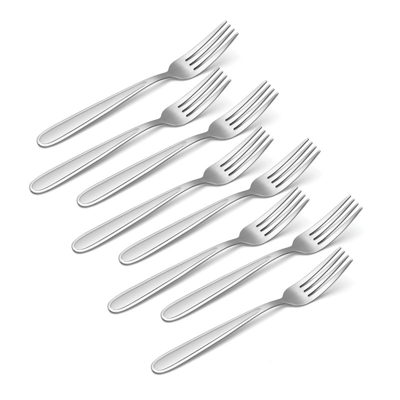 Jordan Everyday Flatware Dinner Forks, Set Of 8