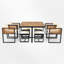 Ensemble repas en acacia avec coussins et repose-pieds Phillip-123899054-121453668