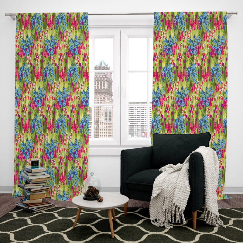 Paire de rideaux obscurcissant en polyester Ottaway, L 20 po x L 52 po