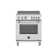Bertazzoni 30" 4.7 Cubic Feet Retro Electric Freestanding Range with Induction Cooktop