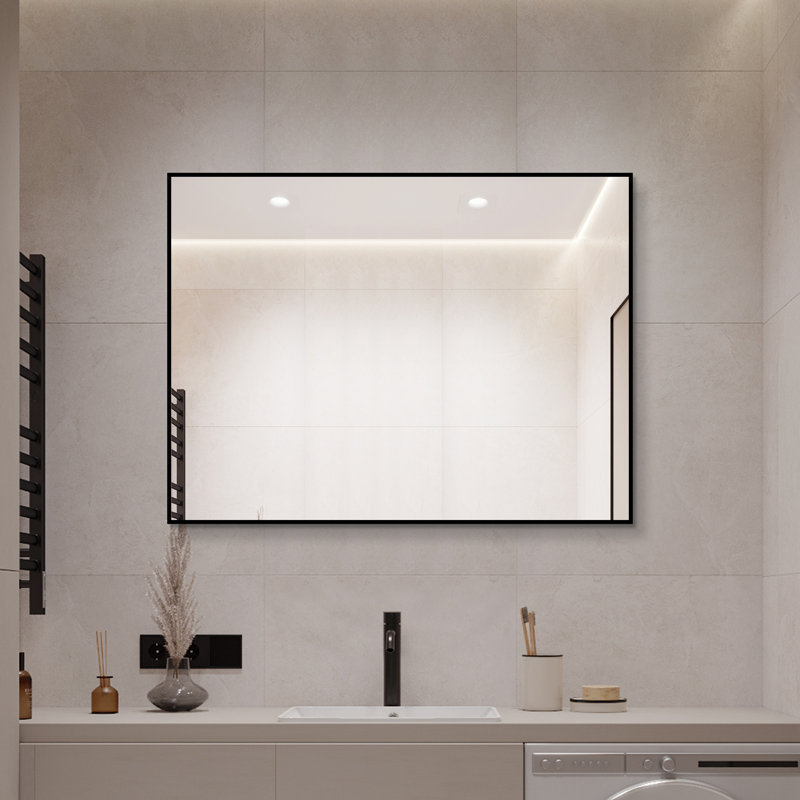 Miroir de salle de bain en aluminium