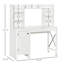 Bureau d'ordinateur de 47 po, bureau personnel avec rangement-785915929