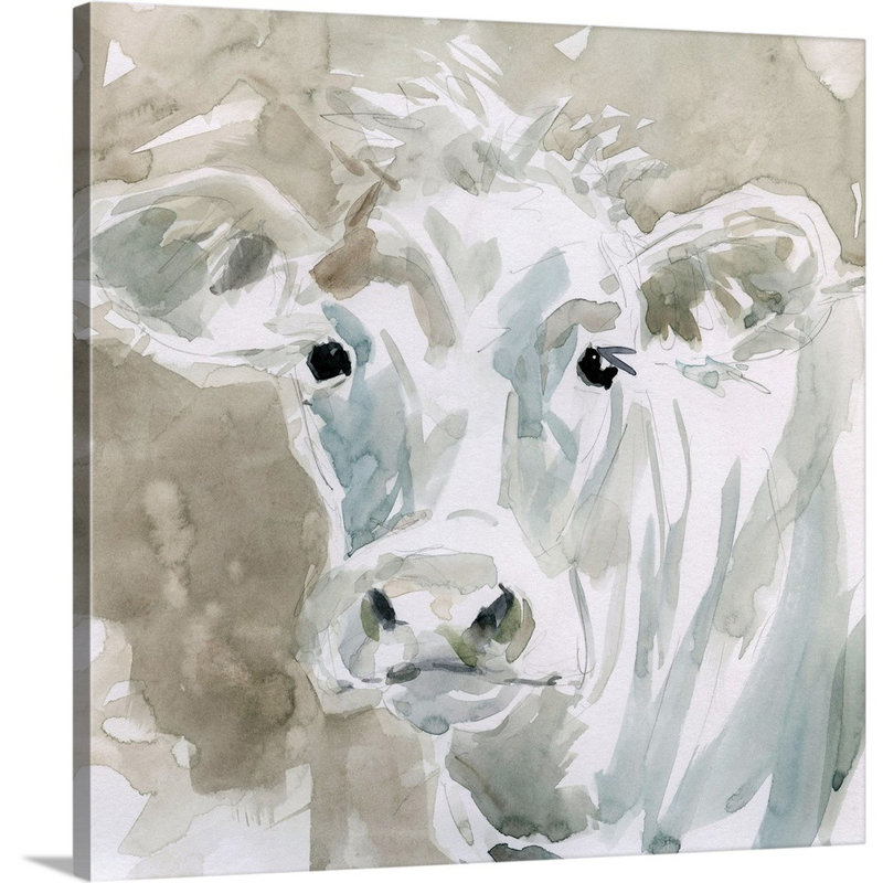" Boss E. " Painting Print, Wrapped Canvas, 12" H x 12" W x 1.25" D