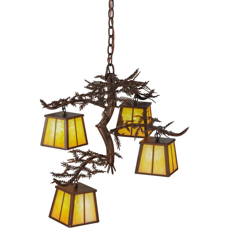 Rustic Lodge 4 - Light Chandelier