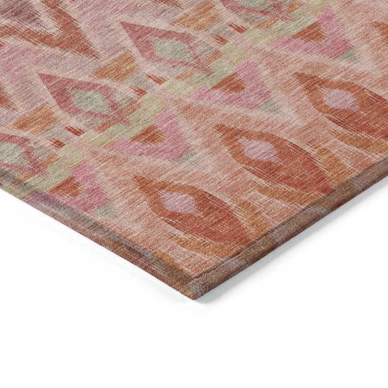 Tapis intérieur / extérieur Everlee avec envers antidérapant, Rond 8 pi