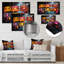 «Neon Groove Cassette Tapes I» - art mural en métal avec cassettes MT132371-545068627