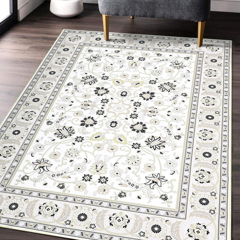 Tapis lavable antidérapant et lavable, Rectangle 8 pi x 10 pi