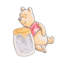 Disney Winnie The Pooh Shaped Photo Frame