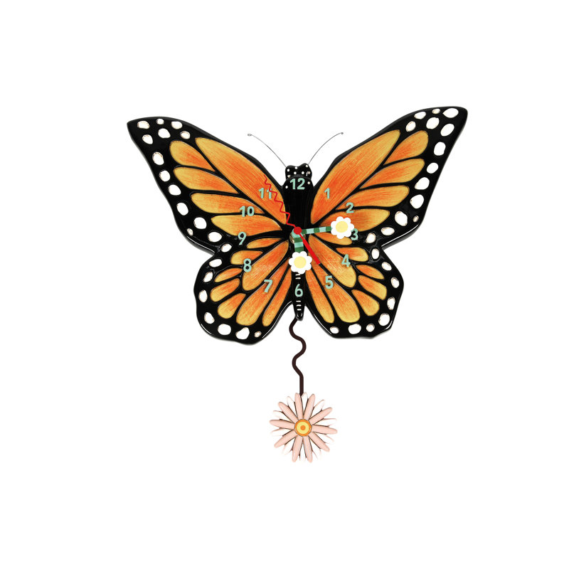 Allen Designs Spread Your Wings - Horloge murale à pile 8,66 po