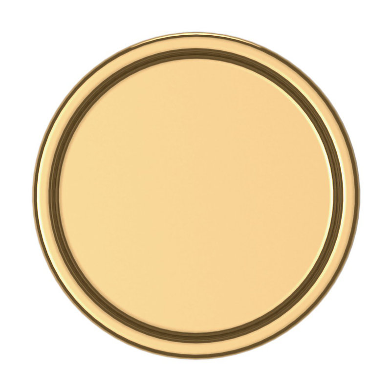 4972 Hollywood Hills Knob, Polished Brass