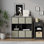 95.3 cm H x 28.5 cm W Solid Wood Bookcase