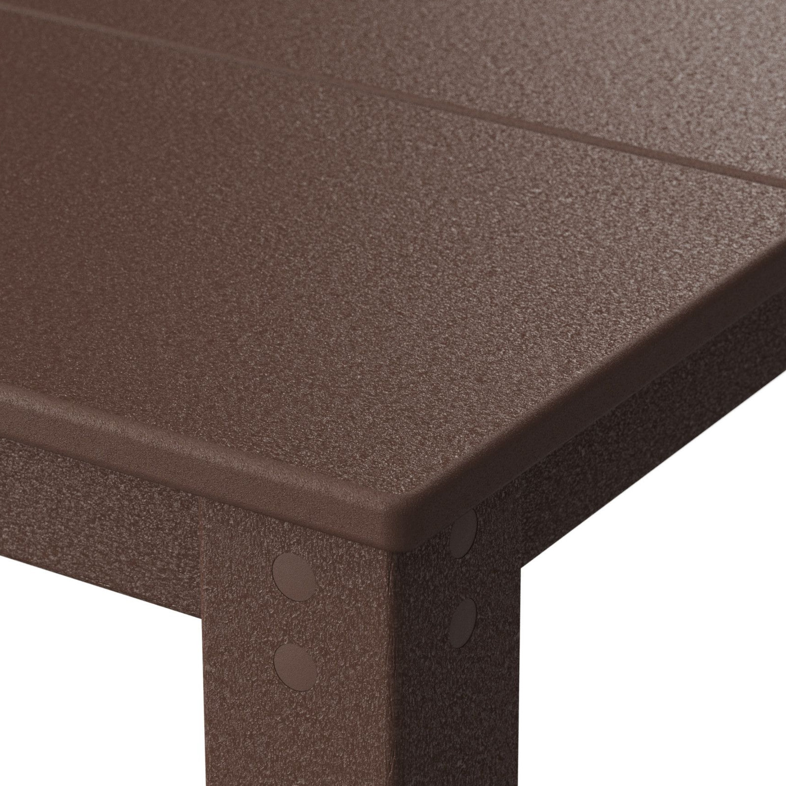 POLYWOOD® Studio 34" Patio Dining Table, Mahogany