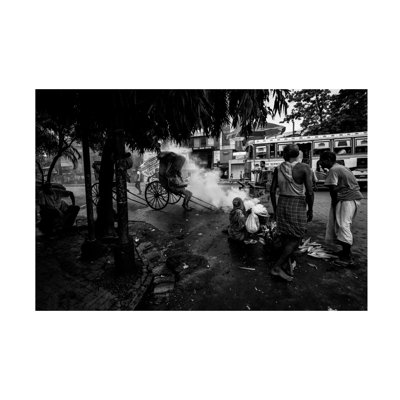 Bolog Joxe Inazio Kuesta Streets Of Colcatta India Canvas Art