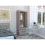 Armoire 2 portes gris clair