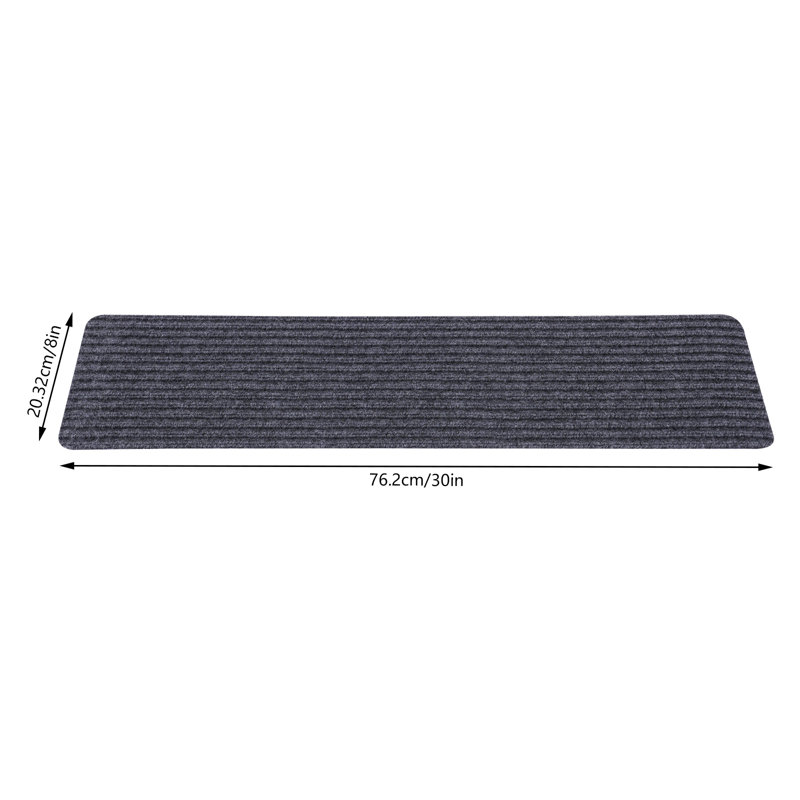 Tapis d'escalier Wenz, Gris