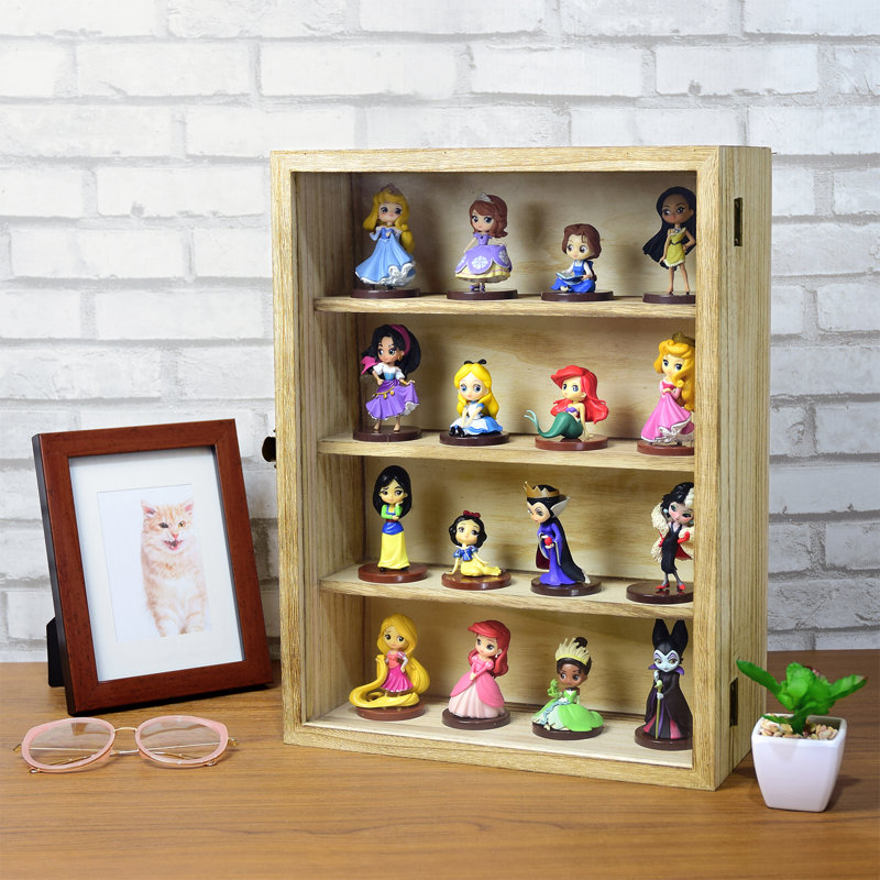 Haimar 16.1'' H x 12.2'' W Wood Trophy Display Case