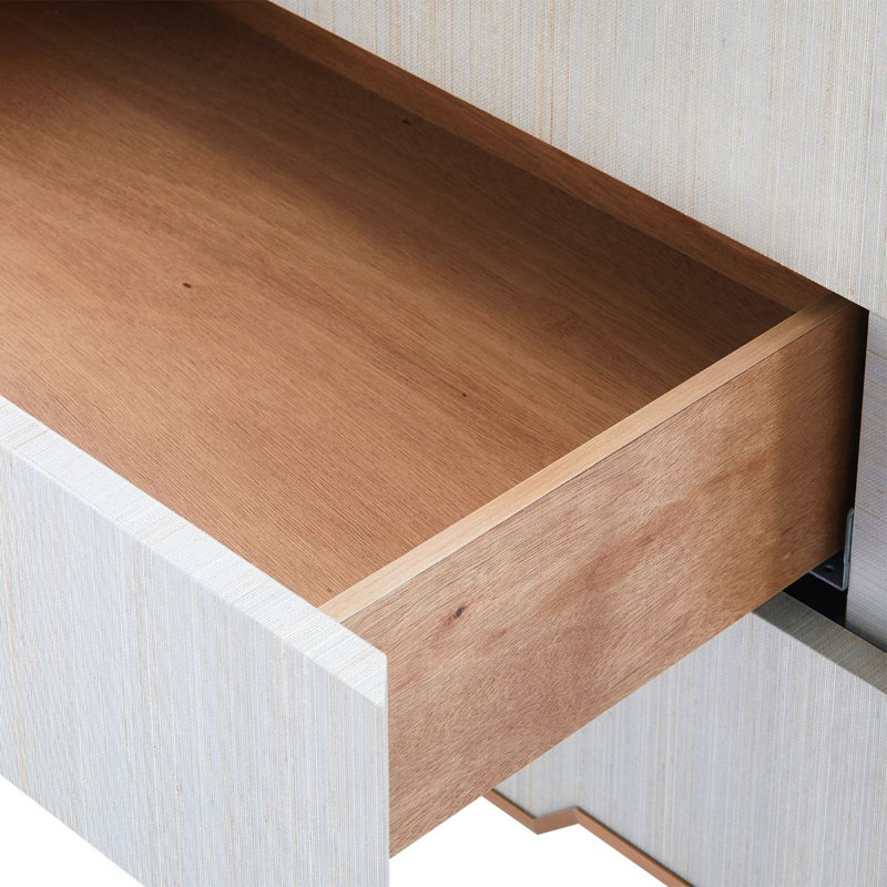 Madeline 3 - Drawer Nightstand, Platinum