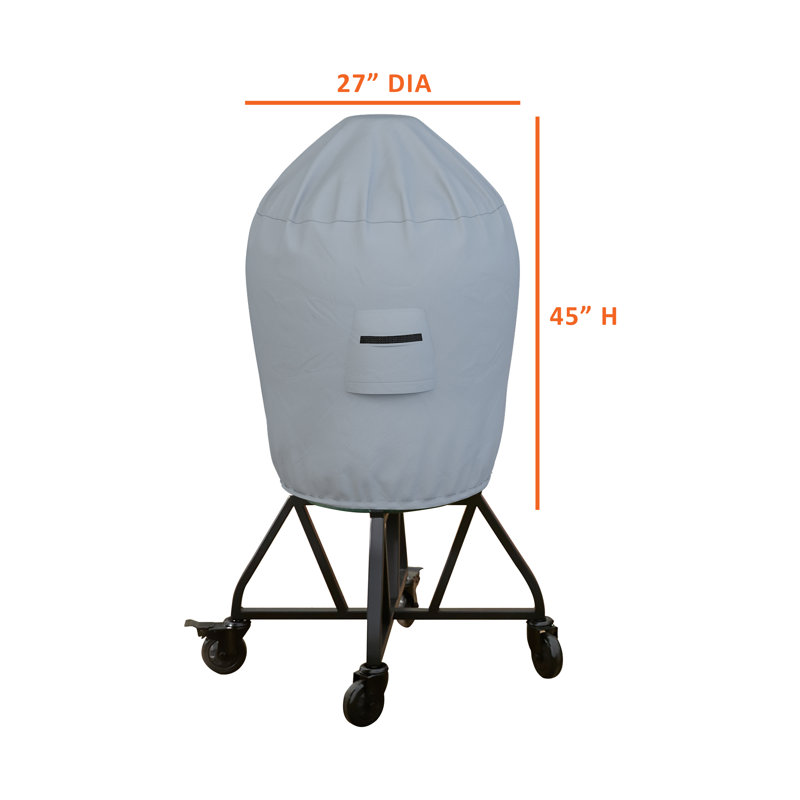 Covers & All 1'' D Grill Cover, 45" H x 27" W x 1" D , Gray