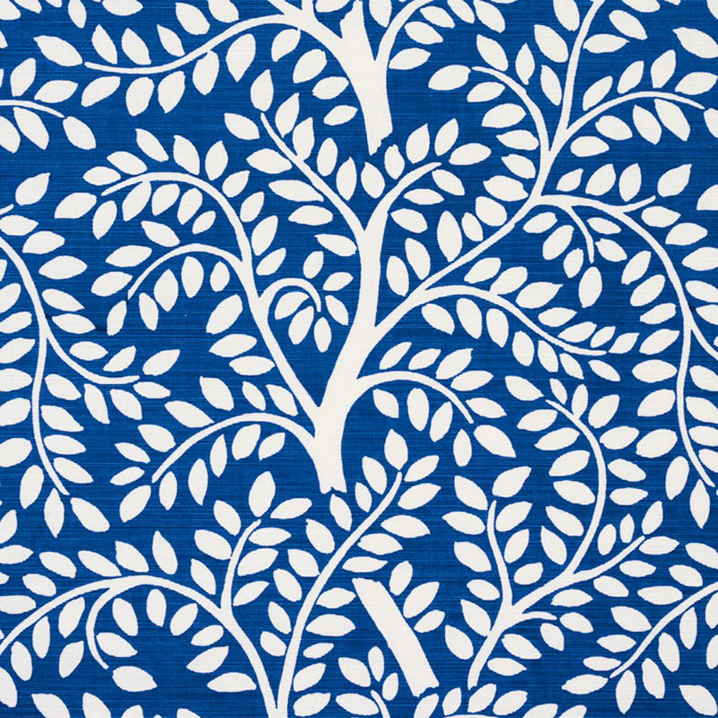 Temple Garden Ii Fabric, Blue