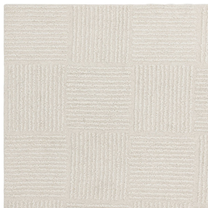 Bettsy Geometric Wool Hand Tufted Area Rug, Rectangle 120 x 170 cm