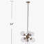 Lustre moderne à 7 têtes Boltonly