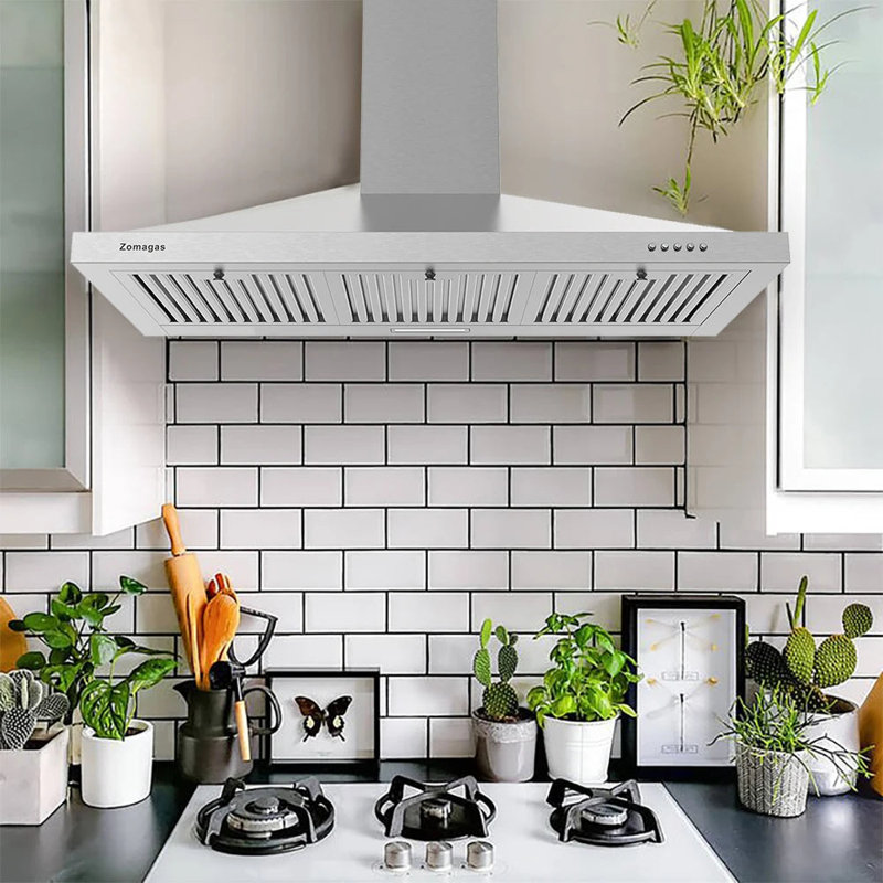 Hotte murale 36 pouces en acier inoxydable