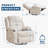 360° Swivel Rocker Recliner with Cup Holders & Pockets for Adults-1078331389