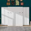 Grand lit escamotable mural avec portes de rangement-595827195