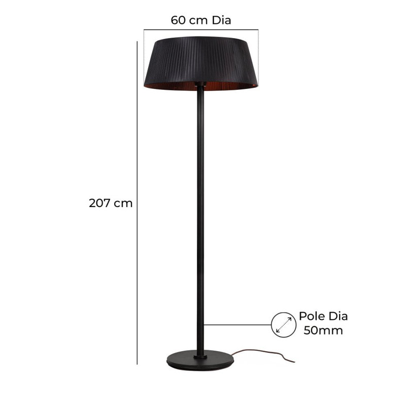 Electric Standing Patio Heater