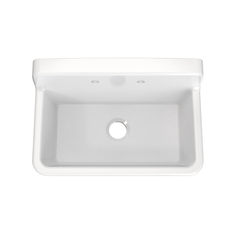 Évier utilitaire l 30 po x H 17 3/4 po Sapphire, blanc