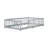 Grey Twin Floor Bed With Fence, Suitable For Small - Sized Rooms, Solid Rubber Wood And Plywood Composition Fence In Grey, Multi Functional ' Sleep Activity, Simple Installation Steps-1239799042-1239799043