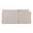 Gusella Slipcover Dining Banquette Beige 121In-127271402-127271398