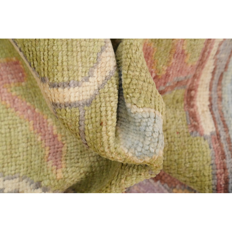 Vegetable Dye Oushak Geometric Area Rug 10x13
