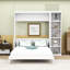 Lit escamotable mural Ell Elletsville avec tablettes-882040520-932556011