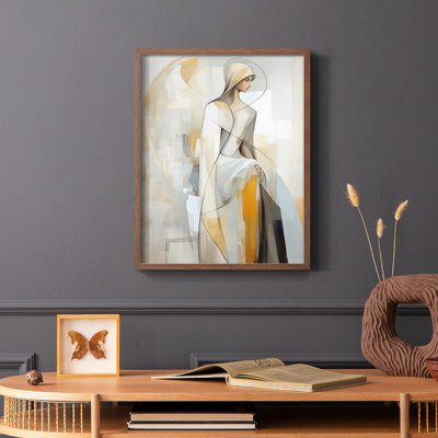 WOMEN Series CXLIV  -Premium Framed Print -Ready to Hang - No Nails Required