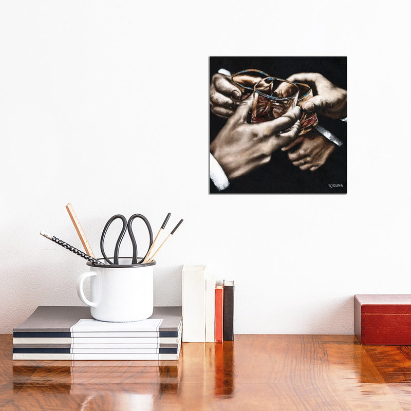 Cheers by Richard Young - Wrapped Canvas Print, 30.48 cm H x 30.48 cm W