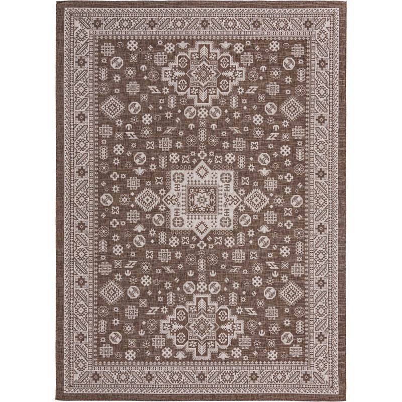 Tapis d'extérieur Chand, Rectangle 10 pi x 14 pi