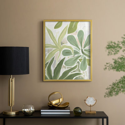 Tropical Graffiti II Framed Print - Solid Wood