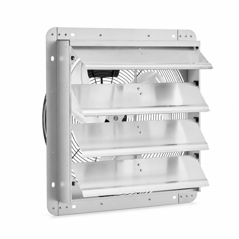 Ventilateur d'extraction mural 12 ", ventilateur 1000 CFM avec moteur 1500 RPM pour garage, grenier, serre et remise