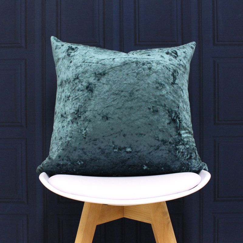 Naperville Square Cushion, Teal, 55cm H x 55cm W x 5cm D