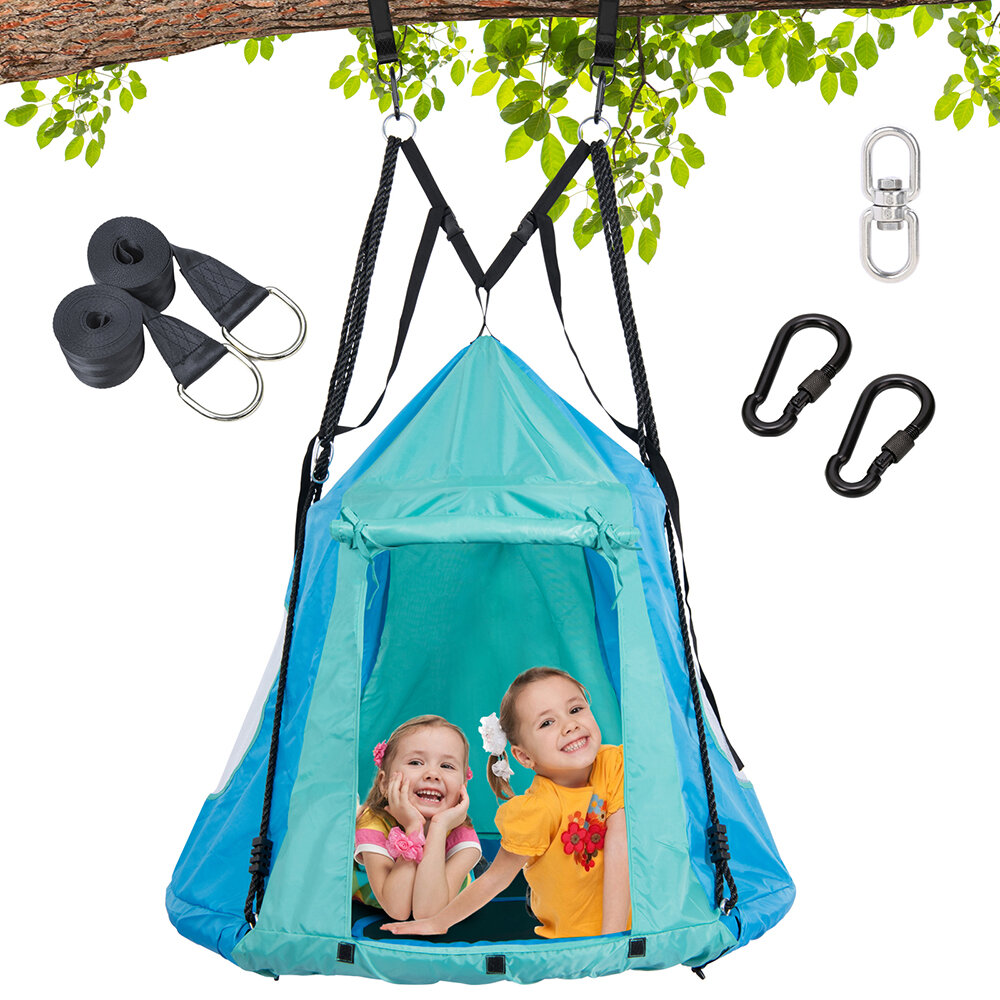 Saucer outlet swing tent