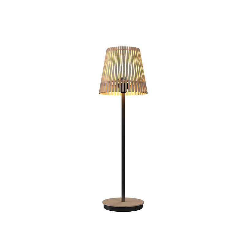 Living Hinges Table Lamp, 23.62" H x 7.9" W x 7.9" D, Organic Cappuccino