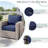 6 Inch Sunbrella Outdoor Chair Seat Back Cushion Set-1808457745-1808457747