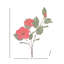 Double hibiscus et bourgeon 29 po -528599054