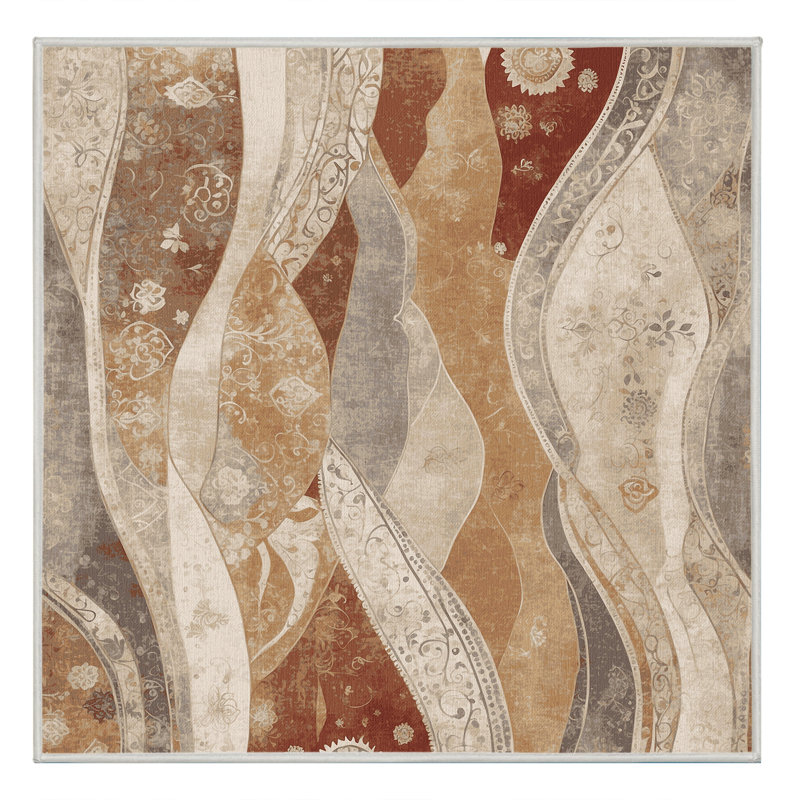 Gentle Erosion Rug, Square 6'